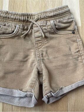Cat & Jack Tan Drawstring Rolled-Hem Kids Shorts